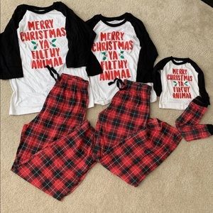 Matching family pajamas